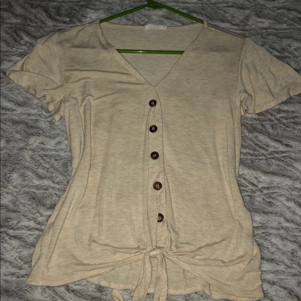 Button up t-shirt